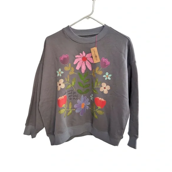 NWT Natural Life Marlowe Sweatshirt “Good For Your Soul” Style Size S - Picture 4 of 7